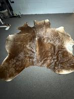 Prachtig vloerkleed, Rond, Zo goed als nieuw, Bruin, 50 tot 100 cm