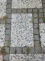 Tuintegels met grindmotief, Tuin en Terras, Tegels en Klinkers, Ophalen, Gebruikt, 10 m² of meer, Beton