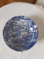 Wedgwood dessertschaaltjes blauw met koets *eureka*, Antiek en Kunst, Antiek | Servies los, Ophalen of Verzenden