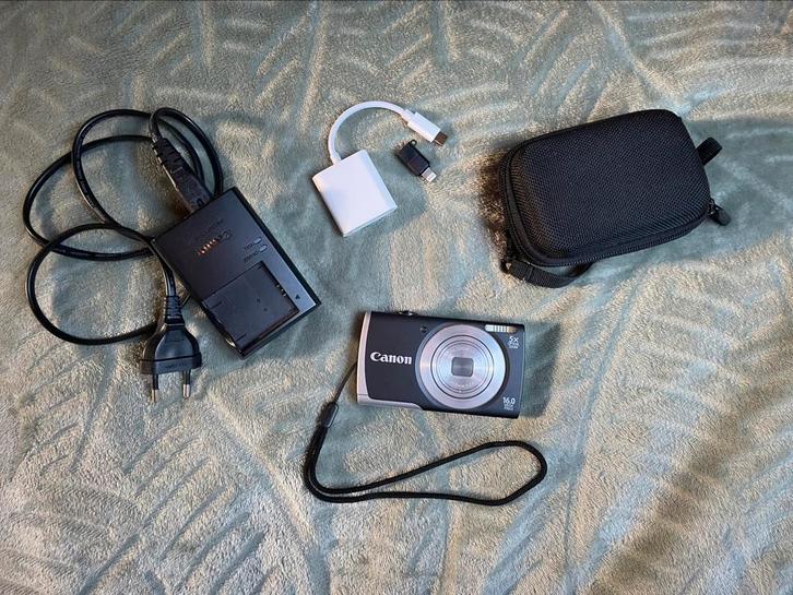 Canon Powershot A2500 met sd kaart 128GB, Audio, Tv en Foto, Fotocamera's Digitaal, Zo goed als nieuw, Compact, Canon, 4 t/m 7 keer