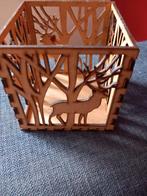 Leuk theelichthoudertje met hert, Ophalen of Verzenden, Zo goed als nieuw