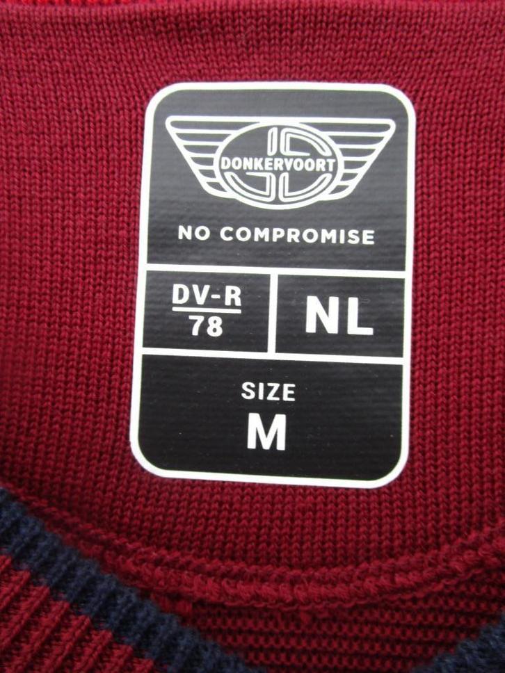 Zeer mooie bordeaux Donkervoort trui maat M, Kleding | Heren, Truien en Vesten, Zo goed als nieuw, Maat 48/50 (M), Rood, Ophalen