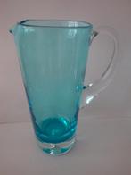 Waterkan  Bonny Krosno, blauw, Glas of Glazen, Gebruikt, Ophalen of Verzenden, Glas