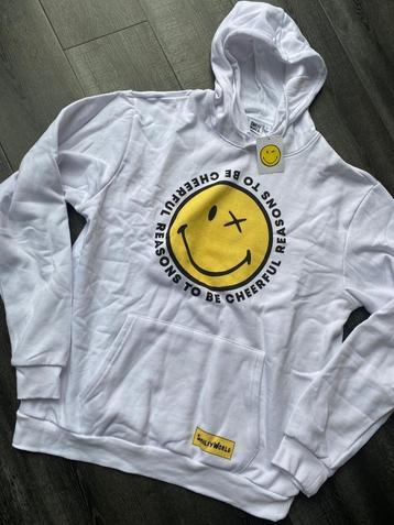 smiley world hooded sweater hoodie hoody NIEUW maat L