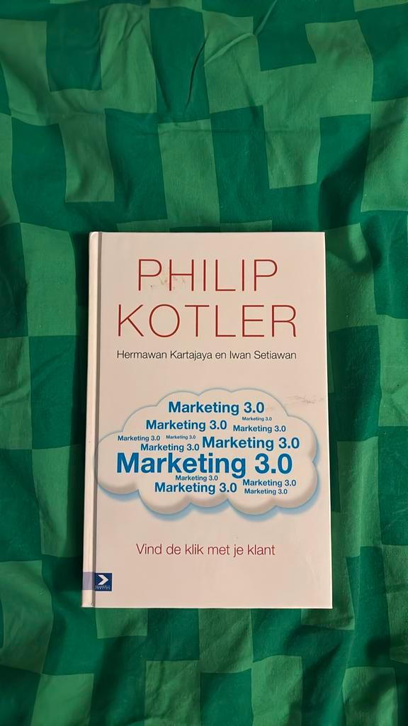Philip kotler - Marketing 3.0, Boeken, Economie, Management en Marketing, Zo goed als nieuw, Management, Ophalen of Verzenden