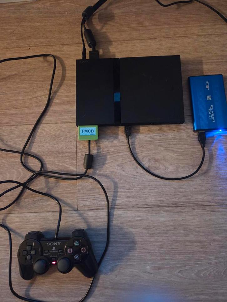 Playstation 2 slim met FMCB en hdd vol met 100 games GTA ps2, Spelcomputers en Games, Spelcomputers | Sony PlayStation 2, Zo goed als nieuw