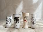 Vintage Boonstra vaasjes vazen jaren 50, Antiek en Kunst, Ophalen of Verzenden