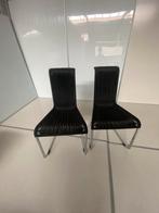 Tecta stoelen, Ophalen, Gebruikt, Zwart, Twee
