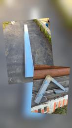 RVS Afwatering goten voor boven kozijnen, 2m recht en 90º, Doe-het-zelf en Verbouw, Glas en Ramen, Ophalen, 80 tot 120 cm, 160 cm of meer