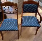 Eetkamerstoelen 6 stuks Taxushout (met en zonder armleuning), Huis en Inrichting, Stoelen, Ophalen, Hout, Klassiek / Vintage / Antiek