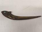 A6683. Messing Art Nouveau briefopener van E. De Leeuw, Ophalen of Verzenden