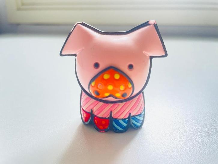 Romero Britto Pearle Pig, Antiek en Kunst, Kunst | Designobjecten, Ophalen of Verzenden