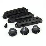 GRATIS VERZENDEN Stratocaster cover set zwart, Ophalen of Verzenden, Nieuw, Elektrische gitaar