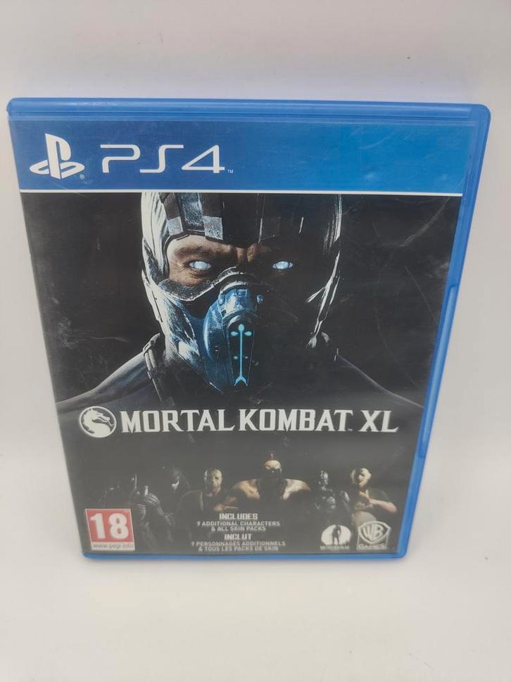 Mortal Kombat XL PS4, Spelcomputers en Games, Games | Sony PlayStation 4, Zo goed als nieuw, 3 spelers of meer, Vanaf 18 jaar
