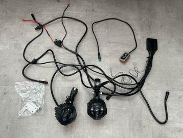 Motorfiets mistlampen/verstralers geel/wit compleet led beschikbaar voor biedingen