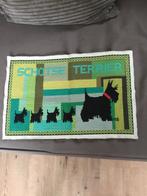 Placemat Schotse Terriër, geborduurd, Hobby en Vrije tijd, Borduren en Borduurmachines, Verzenden, Zo goed als nieuw