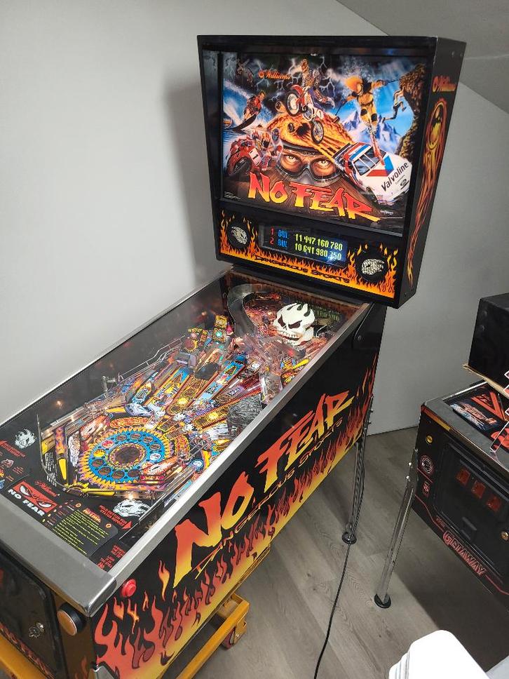 No Fear Williams Zeer goede staat | Mods inbegrepen!, Verzamelen, Automaten | Flipperkasten, Zo goed als nieuw, Dot-matrix, Flipperkast