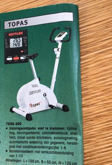 Hometrainer Kettler Topas -25 euro beschikbaar voor biedingen