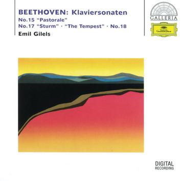 BEETHOVEN Klaviersonaten no. 15 & 17 CD GILELS DG GALLERIA  beschikbaar voor biedingen