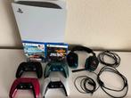 Playstation 5 disc edition + toebehoren, Spelcomputers en Games, Spelcomputers | Sony PlayStation 5, Ophalen, Zo goed als nieuw