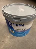 Sigma dgl muurverf 10 lit kl 9010, Ophalen of Verzenden, Zo goed als nieuw, Wit