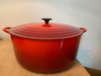 Le Creuset Pan 34cm - Zo Goed Als Nieuw, Ophalen of Verzenden, Zo goed als nieuw, Gietijzer, Kookpan of Snelkookpan