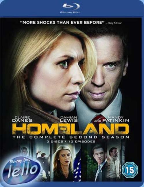 Blu-ray: Homeland, Seizoen 2 (2012 Claire Danes) UK niet NLO, Cd's en Dvd's, Blu-ray, Thrillers en Misdaad, Ophalen of Verzenden