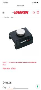 2 Harken Mini Maxi verstelbaar overloop blok 42 mm, Watersport en Boten, Ophalen of Verzenden, Gebruikt, Dekbeslag, Zeilboot