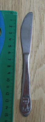 Schattig kindermesje GERO (nieuw logo) poes kat katje poesje, Ophalen of Verzenden, Nieuw, Rvs of Chroom, Los bestek