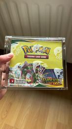 Evolving skies Sealed Boosterbox in Acrylic Case Pokemon, Ophalen of Verzenden, Zo goed als nieuw, Boosterbox, Foil