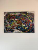 Schilderij abstract 100x70, Antiek en Kunst, Ophalen