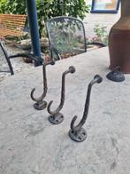3 brons-kopereren kapstokhaken, Antiek en Kunst, Ophalen of Verzenden