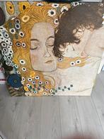 Klimt canvas 90x90, Ophalen of Verzenden