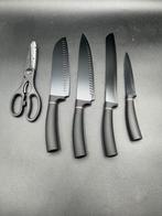 Berlinger Haus 7-delig messenset - zwart/rosegold, Huis en Inrichting, Dtrendingshop@gmail.com, Nieuw, Berlingerhaus, Verzenden