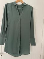 Pieces lange groene blouse nieuw maat XS, Nieuw, Ophalen of Verzenden, Maat 34 (XS) of kleiner, Pieces