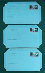 3x Luchtpostblad Papieren vliegtuig 1,00/1,10/1,20 G.30 1990, Verzenden, Envelop