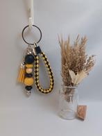 Beadable tassenhanger /sleutelhanger geel-zwart, Ophalen of Verzenden, Nieuw