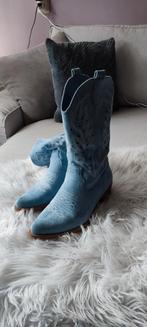 Blauwe Cowboy Laarzen - Mt 40, Ophalen of Verzenden, Zo goed als nieuw, Blauw, Lage of Enkellaarzen