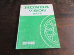 Honda SA75 vision 1991 Shop repair manual werkplaatshandboek, Honda