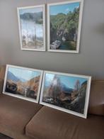 Grote fotolijsten, 4 stuks, Ophalen, Zo goed als nieuw, 75 cm of meer, 50 tot 75 cm