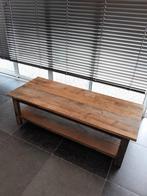 Oude houten salontafel, Huis en Inrichting, Tafels | Salontafels, Ophalen, 50 tot 100 cm, 50 tot 75 cm, 50 tot 100 cm