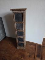 Sloophouten kastje met krijtbord laatjes, Ophalen, Gebruikt