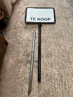 ijzeren bord met grondpen, Ophalen, Gebruikt