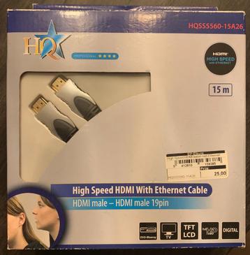 HDMI - HQ - 15 meter beschikbaar voor biedingen