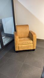 Leren fauteuil 2 stuks, Huis en Inrichting, Fauteuils, Ophalen, Gebruikt, Leer, 75 tot 100 cm