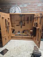Vintage gereedschapskist met inhoud, Antiek en Kunst, Antiek | Gereedschap en Instrumenten, Ophalen