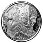 2023 Ghana 1 oz Silver 20 Cedis Space Alien BU, Ophalen of Verzenden, Zilver