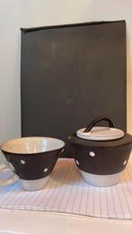 Haemstede Holland suikerpotje en kopje, Antiek en Kunst, Ophalen of Verzenden