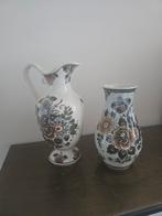 2x Delft Polychroom Handwerk Vazen, Ophalen of Verzenden