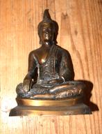 Bronzen beeld Boeddha (1), Verzenden, Zo goed als nieuw, Religie